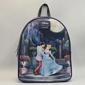 Loungefly Disney Cinderella Moonlight Dance Mini Backpack New